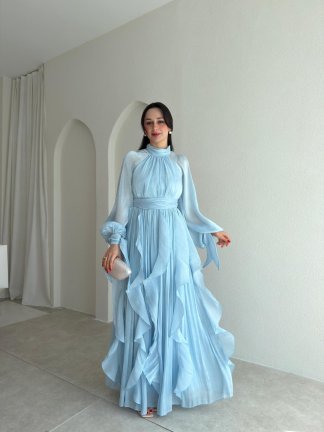 DELENA Elbise 8566 - Bebe Mavisi 