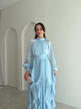 DELENA Elbise 8566 - Bebe Mavisi - 2