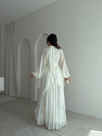 DELENA Elbise 8566 - Beyaz - 3