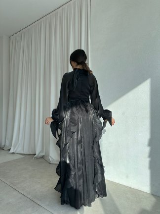 DELENA Elbise 8566 - Siyah - 3