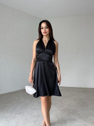 DELLA Mini Elbise 7554 - Siyah - 1