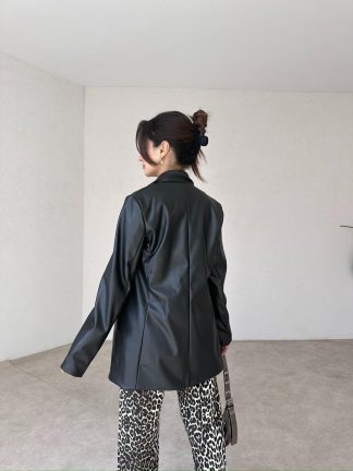 Deri EVAN Ceket 7463 - Siyah - 3