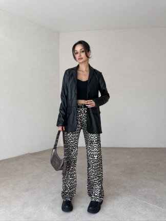 Deri EVAN Ceket 7463 - Siyah - 1