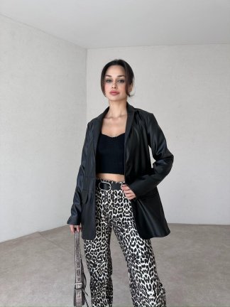 Deri EVAN Ceket 7463 - Siyah - 2