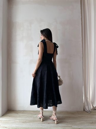 DİCKSON Midi Elbise 3373 - Siyah - 2