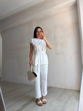 DLERA Keten Takım 3739 - Ekru - 3
