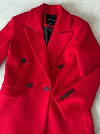 DOLCE Kaşe Kaban 8749 - Kırmızı - 3