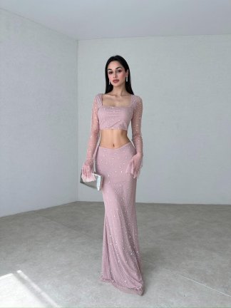 DOMİNİC Takım 2071 - Pudra - 2