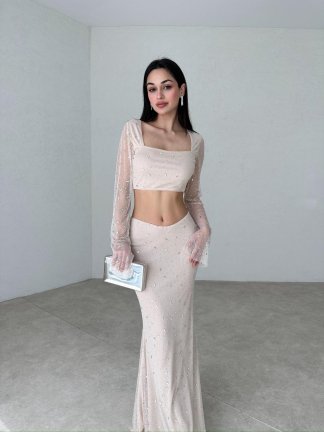 DOMİNİC Takım 2071 - Krem 