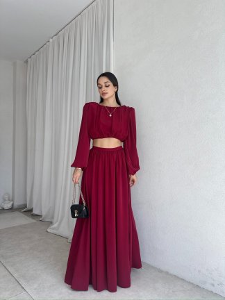 DORİN Takım 8528 - Bordo - 1