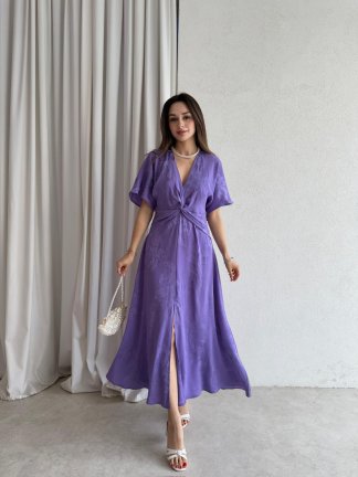 DUSTİN Maxi Elbise 7589 - Lila - 2