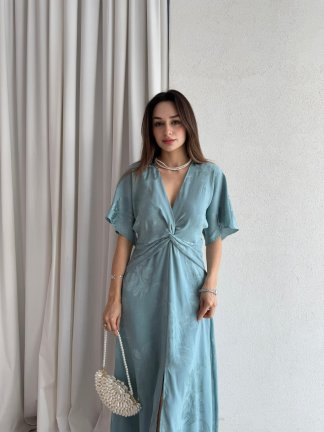 DUSTİN Maxi Elbise 7589 - Yeşil 