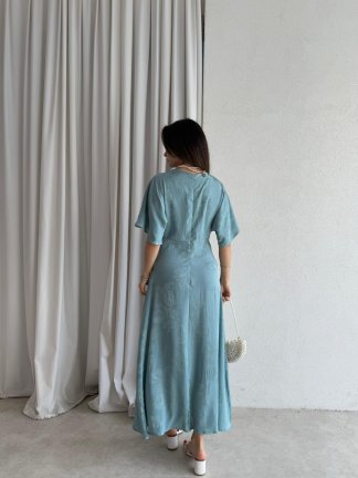 DUSTİN Maxi Elbise 7589 - Yeşil - 3