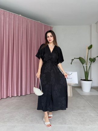 DUSTİN Maxi Elbise 7589 - Siyah - 2