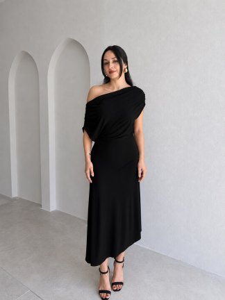 EDEL Midi Elbise 4103 - Siyah - 1