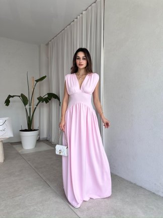 EGERTON Maxi Elbise 3845 - Pembe - 3