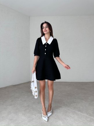 ELİZABETH Mini Elbise 7903 - Siyah - 2