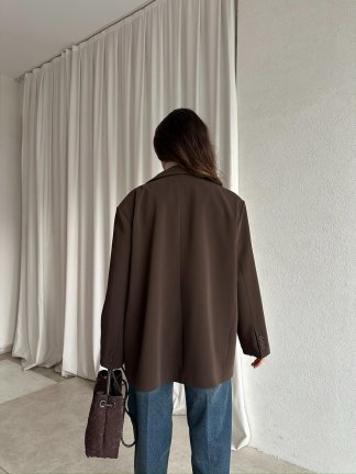 ELLA Ceket 6730 - Acı Kahve - 4