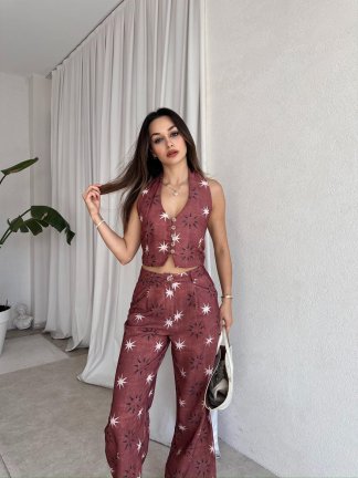 ELYS Takım 8143 - Kahverengi - 1