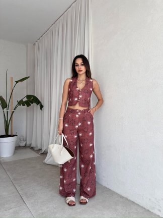 ELYS Takım 8143 - Kahverengi - 3