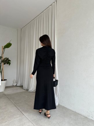 EMPİRE Midi Elbise 8554 - Siyah - 3