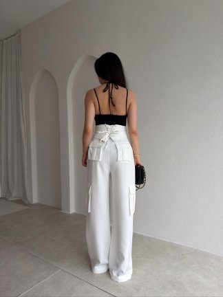 EVERTON Özel Tasarım Pantolon 9001 - Beyaz - 4