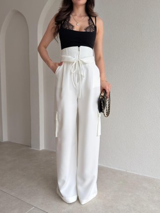 EVERTON Özel Tasarım Pantolon 9001 - Beyaz - 2