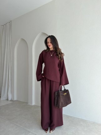 FANCY Takım 9048 - Bordo 