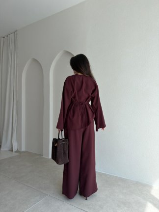 FANCY Takım 9048 - Bordo - 3