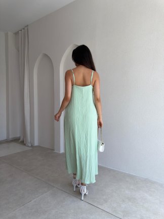 FAYRE Midi Elbise 3758 - Mint - 3