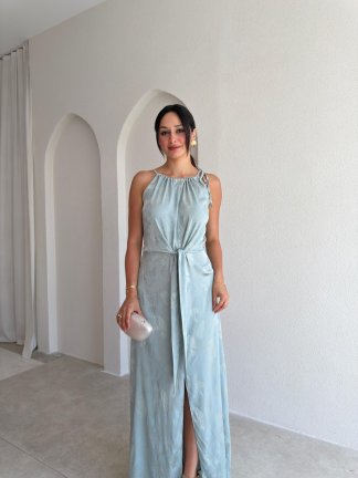 FEİNE Maxi Elbise 7420 - Mint - 2