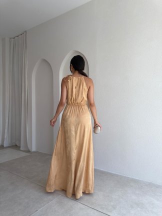 FEİNE Maxi Elbise 7420 - Gold - 3