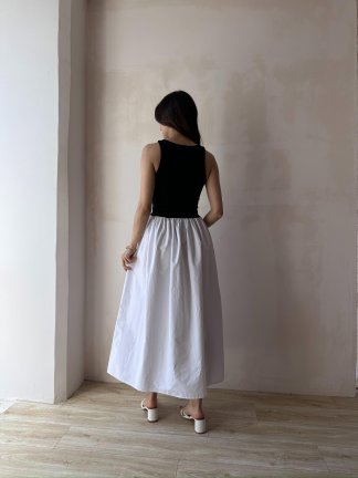 FELİCİA Midi Elbise 5474 - Beyaz - 2