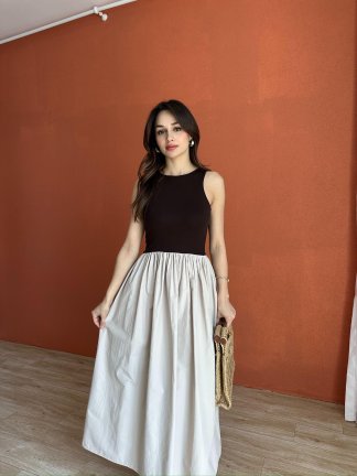 FELİCİA Midi Elbise 5474 - Acı Kahve - 1