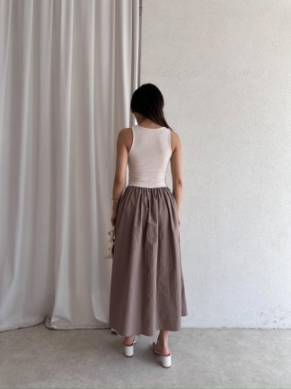 FELİCİA Midi Elbise 5474 - Krem - 3