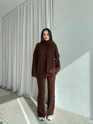 FEMME Takım 8443 - Acı Kahve - 3