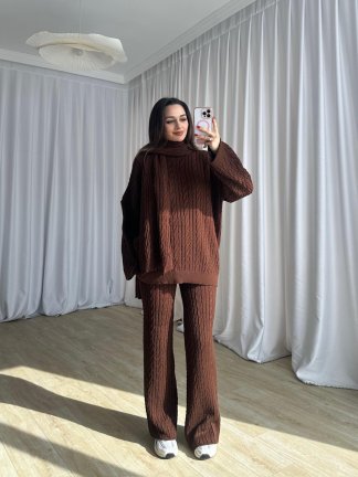 FEMME Takım 8443 - Acı Kahve - 4