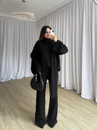 FEMME Takım 8443 - Siyah - 2