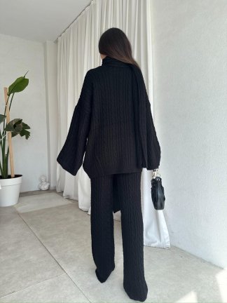 FEMME Takım 8443 - Siyah - 5