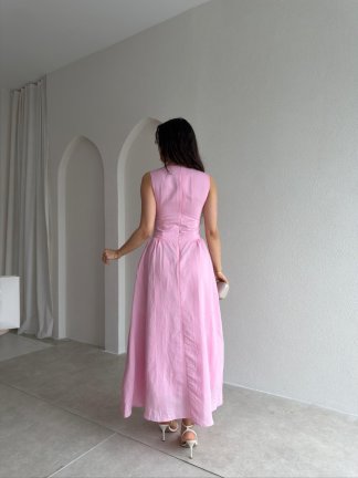 FERNANDO Midi Elbise 1987 - Pembe - 3