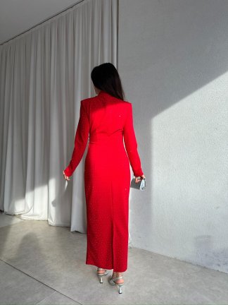 FLORİSA Elbise 2586 - Kırmızı - 3