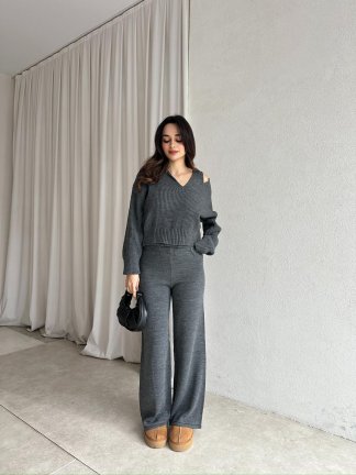 FODEN Triko Takım 8793 - Gri - 2