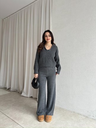 FODEN Triko Takım 8793 - Gri - 3