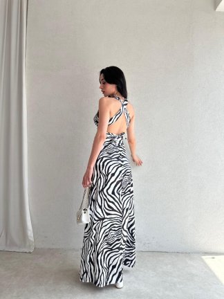 FORSHAW Maxi Elbise 4906 - Siyah - 2