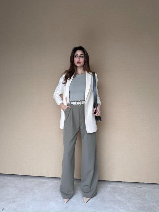 FORTUNA Ceket 3025 - Krem - 3