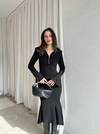 FOWLER Elbise 1422 - Siyah 