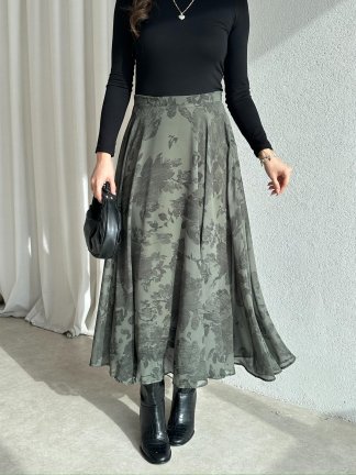 GAİA Etek 1056 - Haki - 3