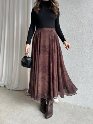 GAİA Etek 1056 - Acı Kahve - 3