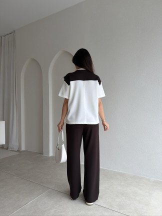  GALİA Bağlama Detaylı Takım 9277 - Acı Kahve - 3