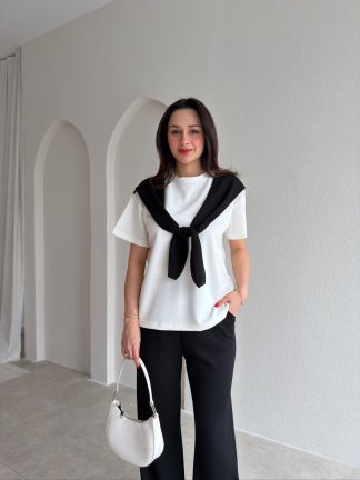  GALİA Bağlama Detaylı Takım 9277 - Siyah - 2